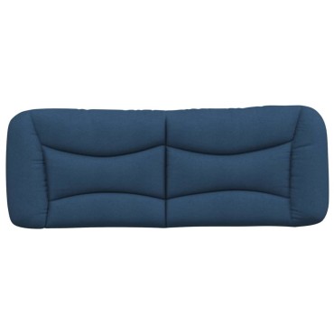vidaXL Μαξιλάρι για Κεφαλάρι Μπλε Υφασμάτινο 130x15x48cm 1 τεμ.
