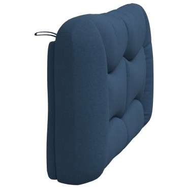 vidaXL Μαξιλάρι για Κεφαλάρι Μπλε Υφασμάτινο 130x15x48cm 1 τεμ.
