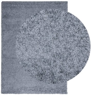 vidaXL Χαλί Shaggy PAMPLONA με Ψηλό Πέλος Μοντέρνο Μπλε 240x340cm