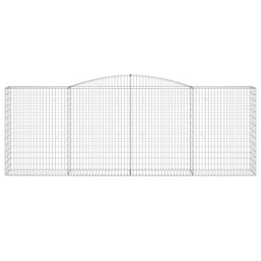 vidaXL Συρματοκιβώτια Τοξωτά 20 τεμ. 400x50x140/160 εκ. Γαλβαν. Ατσάλι