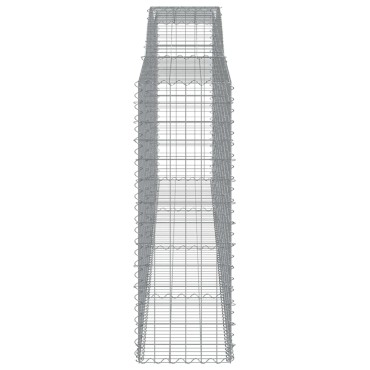 vidaXL Συρματοκιβώτια Τοξωτά 20 τεμ. 400x50x140/160 εκ. Γαλβαν. Ατσάλι