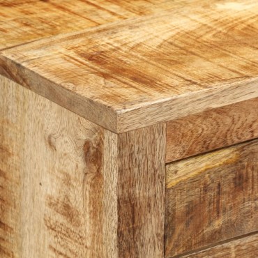 vidaXL Μπουφές 80x30x65cm από Μασίφ Ακατέργαστο Ξύλο Μάνγκο 1 τεμ.