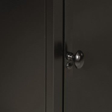 vidaXL Ντουλάπι Μπάνιου 40x30x60cm Σίδηρο και Μασίφ Ξύλο Μάνγκο