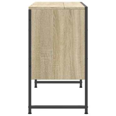 vidaXL Ντουλάπι Μπάνιου Νιπτήρα Sonoma Δρυς 80x33x60cm Επεξ. Ξύλο 1 τεμ.