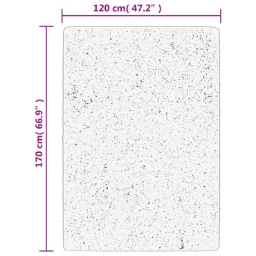 vidaXL Χαλί Shaggy PAMPLONA με Ψηλό Πέλος Μοντέρνο Ανθρακί 120x170cm