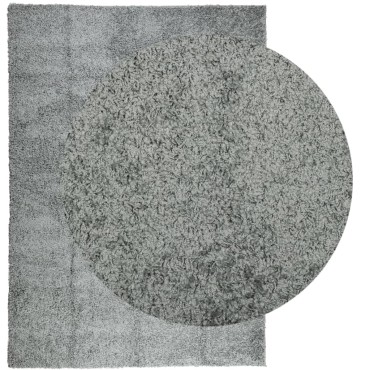 vidaXL Χαλί Shaggy PAMPLONA με Ψηλό Πέλος Μοντέρνο Πράσινο 200x280cm