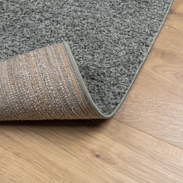 vidaXL Χαλί Shaggy PAMPLONA με Ψηλό Πέλος Μοντέρνο Πράσινο 240x340cm