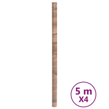 vidaXL Αυτοκόλλητα Επίπλων με Ξύλινη Εμφάνιση 90 x 500 εκ. από PVC