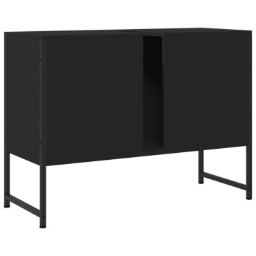 vidaXL Ντουλάπι Μπάνιου Νιπτήρα Μαύρο 80x33x60cm Επεξ. Ξύλο 1 τεμ.