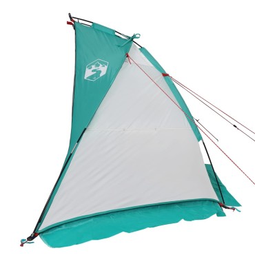 vidaXL Σκηνή Παραλίας Πράσινο Θάλασσας 268x223x125εκ. Πολυεστέρας 185T