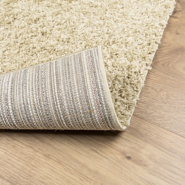vidaXL Χαλί Shaggy PAMPLONA με Ψηλό Πέλος Μοντέρνο Χρυσό 200x280cm