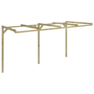 vidaXL Πέργκολα Στηριζόμενη 2 x 4 x 2,2 μ. Ξύλινη