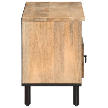 vidaXL Έπιπλο Τηλεόρασης 100x33x46cm από Μασίφ Ξύλο Μάνγκο