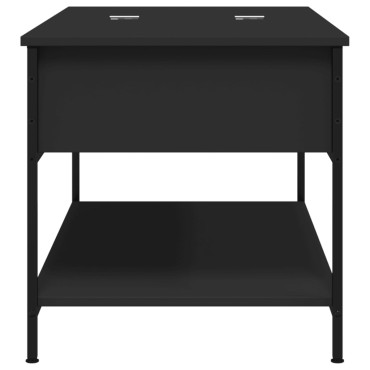 vidaXL Τραπεζάκι Σαλονιού Μαύρο 100x50x50cm Επεξεργασμένο Ξύλο 1 τεμ.