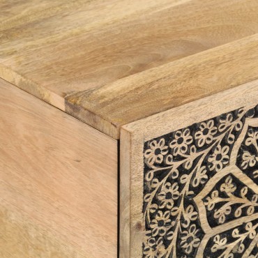 vidaXL Τραπεζάκι Σαλονιού 80x50x40cm από Μασίφ Ξύλο Μάνγκο 1 τεμ.