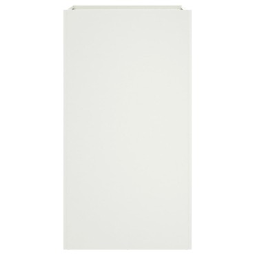 vidaXL Ζαρντινιέρα Λευκή 42x38x75 εκ. από Χάλυβα