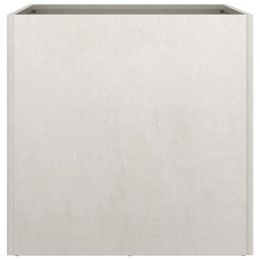 vidaXL Ζαρντινιέρα Ασημί 49 x 47 x 46 εκ. από Ανοξείδωτο Ατσάλι