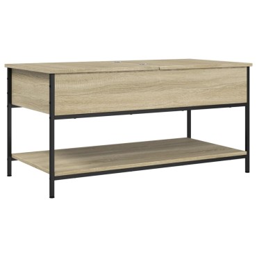 vidaXL Τραπεζάκι Σαλονιού Sonoma Δρυς 100x50x50cm Επεξεργασμένο Ξύλο 1 τεμ.