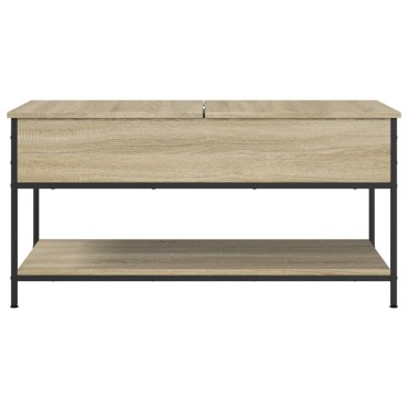 vidaXL Τραπεζάκι Σαλονιού Sonoma Δρυς 100x50x50cm Επεξεργασμένο Ξύλο 1 τεμ.
