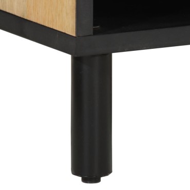 vidaXL Έπιπλο Τηλεόρασης 80x33x46cm από Μασίφ Ξύλο Μάνγκο