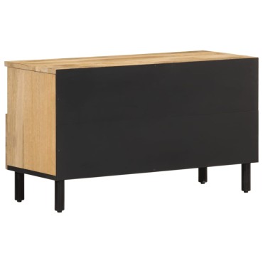 vidaXL Έπιπλο Τηλεόρασης 80x33x46cm από Μασίφ Ξύλο Μάνγκο