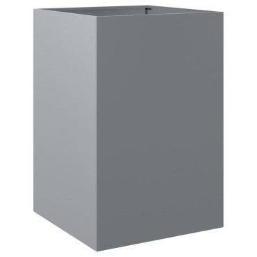 vidaXL Ζαρντινιέρα Ασημί 52x48x75 εκ. από Γαλβανισμένο Χάλυβα