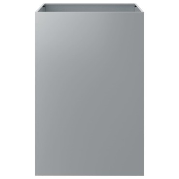 vidaXL Ζαρντινιέρα Ασημί 52x48x75 εκ. από Γαλβανισμένο Χάλυβα