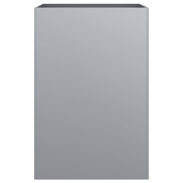 vidaXL Ζαρντινιέρα Ασημί 52x48x75 εκ. από Γαλβανισμένο Χάλυβα