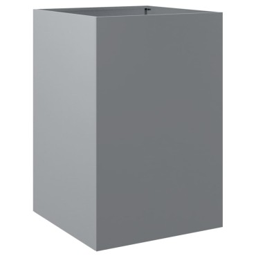 vidaXL Ζαρντινιέρα Ασημί 52x48x75 εκ. από Γαλβανισμένο Χάλυβα