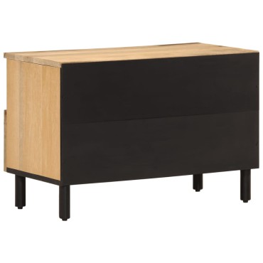 vidaXL Έπιπλο Τηλεόρασης 70x33x46cm από Μασίφ Ξύλο Μάνγκο