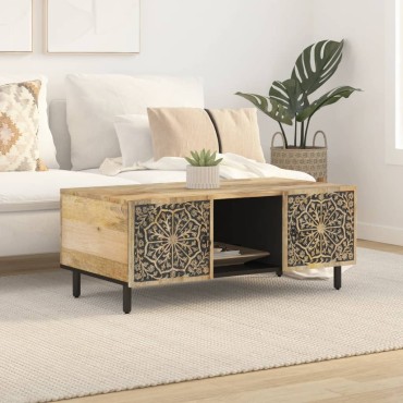 vidaXL Τραπεζάκι Σαλονιού 100x54x40cm από Μασίφ Ξύλο Μάνγκο 1 τεμ.