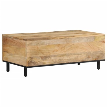 vidaXL Τραπεζάκι Σαλονιού 100x54x40cm από Μασίφ Ξύλο Μάνγκο 1 τεμ.