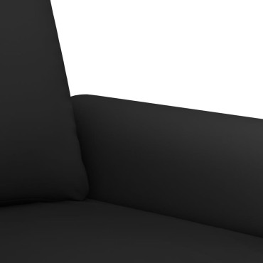 vidaXL Πολυθρόνα Μαύρη Βελούδινη 92x77x80cm 1 τεμ. Γωνιακός