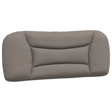 vidaXL Μαξιλάρι για Κεφαλάρι Taupe Υφασμάτινο 110x15x48cm 1 τεμ.