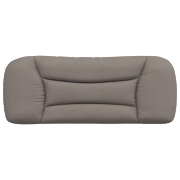 vidaXL Μαξιλάρι για Κεφαλάρι Taupe Υφασμάτινο 110x15x48cm 1 τεμ.