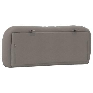 vidaXL Μαξιλάρι για Κεφαλάρι Taupe Υφασμάτινο 110x15x48cm 1 τεμ.