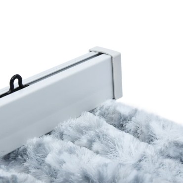 vidaXL Σήτα Εντόμων Λευκή / Γκρι 100 x 230 εκ. από Σενίλ