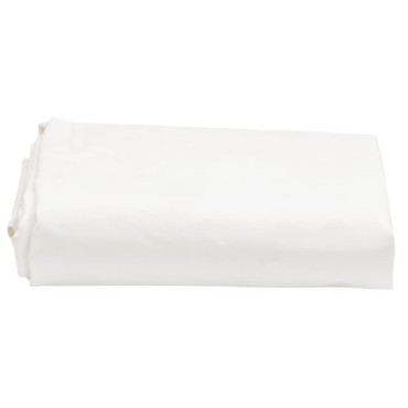 vidaXL Μουσαμάς Λευκός 5 x 5 μ. 650 γρ./μ²
