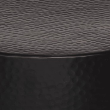vidaXL Τραπεζάκι Σαλονιού Μαύρο 50x30cm από Σφυρήλατο Αλουμίνιο 1 τεμ.