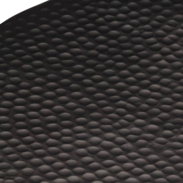 vidaXL Τραπεζάκι Σαλονιού Μαύρο 50x30cm από Σφυρήλατο Αλουμίνιο 1 τεμ.