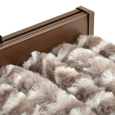 vidaXL Σήτα Εντόμων Taupe / Λευκό 100 x 200 εκ. από Σενίλ