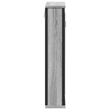 vidaXL Καθρέφτης Μπάνιου Ντουλάπι Γκρι Sonoma 42x12x60cm Επεξ. Ξύλο 1 τεμ.