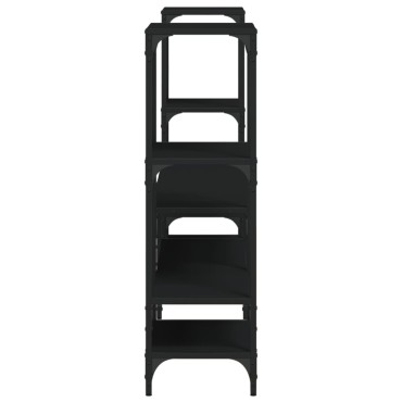 vidaXL Έπιπλο Τηλεόρασης Μαύρο 206,5x28,5x95cm Επεξεργασμένο Ξύλο