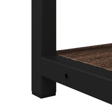 vidaXL Καφθέφτης Μπάνιου Ντουλάπι Καφέ Δρυς 60x16x60cm Επεξεργ. Ξύλο 1 τεμ.