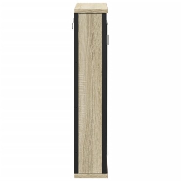 vidaXL Καθρέφτης Μπάνιου Ντουλάπι Sonoma Δρυς 42x12x60cm Επεξ. Ξύλο 1 τεμ.
