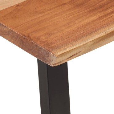 vidaXL Τραπεζάκι Σαλονιού 110x55x40cm από Μασίφ Ξύλο Ακακίας 1 τεμ.