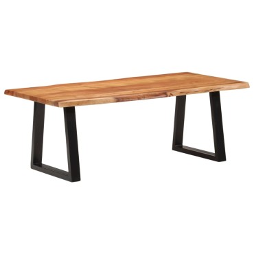 vidaXL Τραπεζάκι Σαλονιού 110x55x40cm από Μασίφ Ξύλο Ακακίας 1 τεμ.