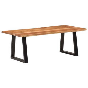 vidaXL Τραπεζάκι Σαλονιού 110x55x40cm από Μασίφ Ξύλο Ακακίας 1 τεμ.