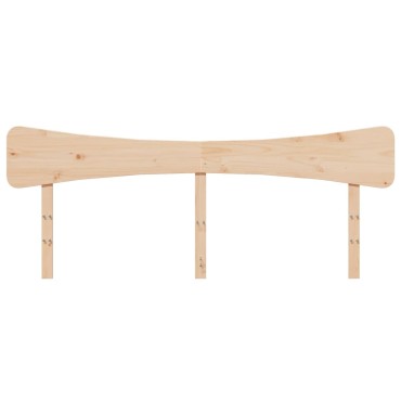vidaXL Κεφαλάρι από Μασίφ Ξύλο Πεύκου 205,5x3,5x81cm 1 τεμ.