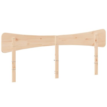 vidaXL Κεφαλάρι από Μασίφ Ξύλο Πεύκου 205,5x3,5x81cm 1 τεμ.